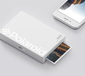 Impression smartphone Polaroid mint