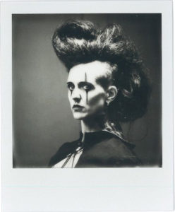 Photo Polaroid portrait maquillage