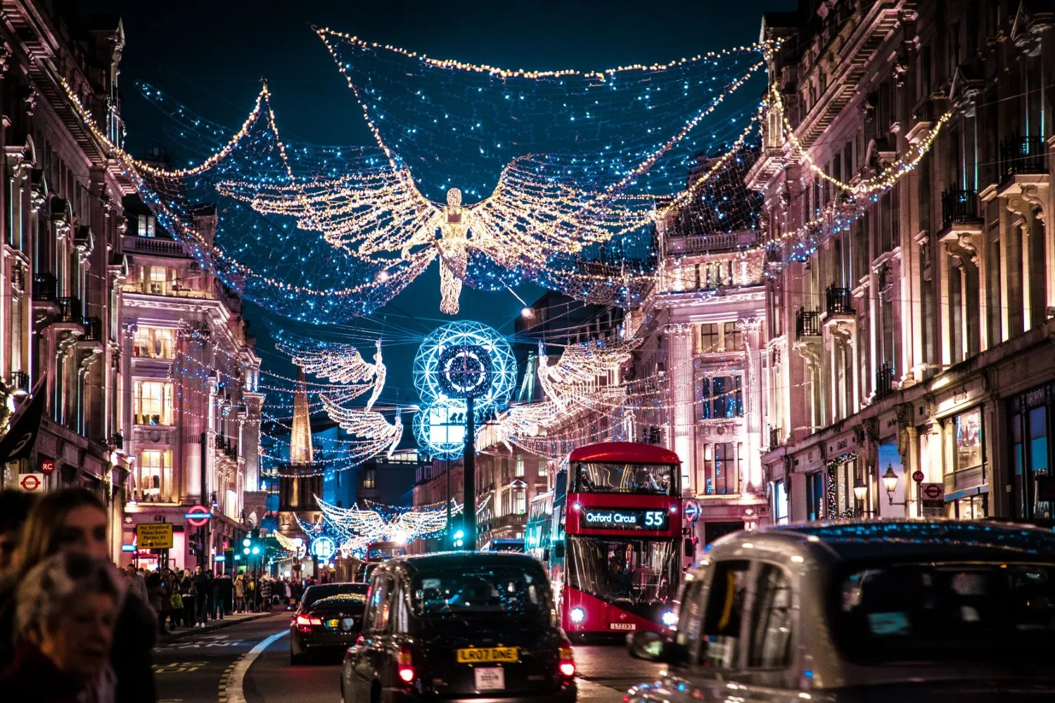 Photo de Londres de nuit